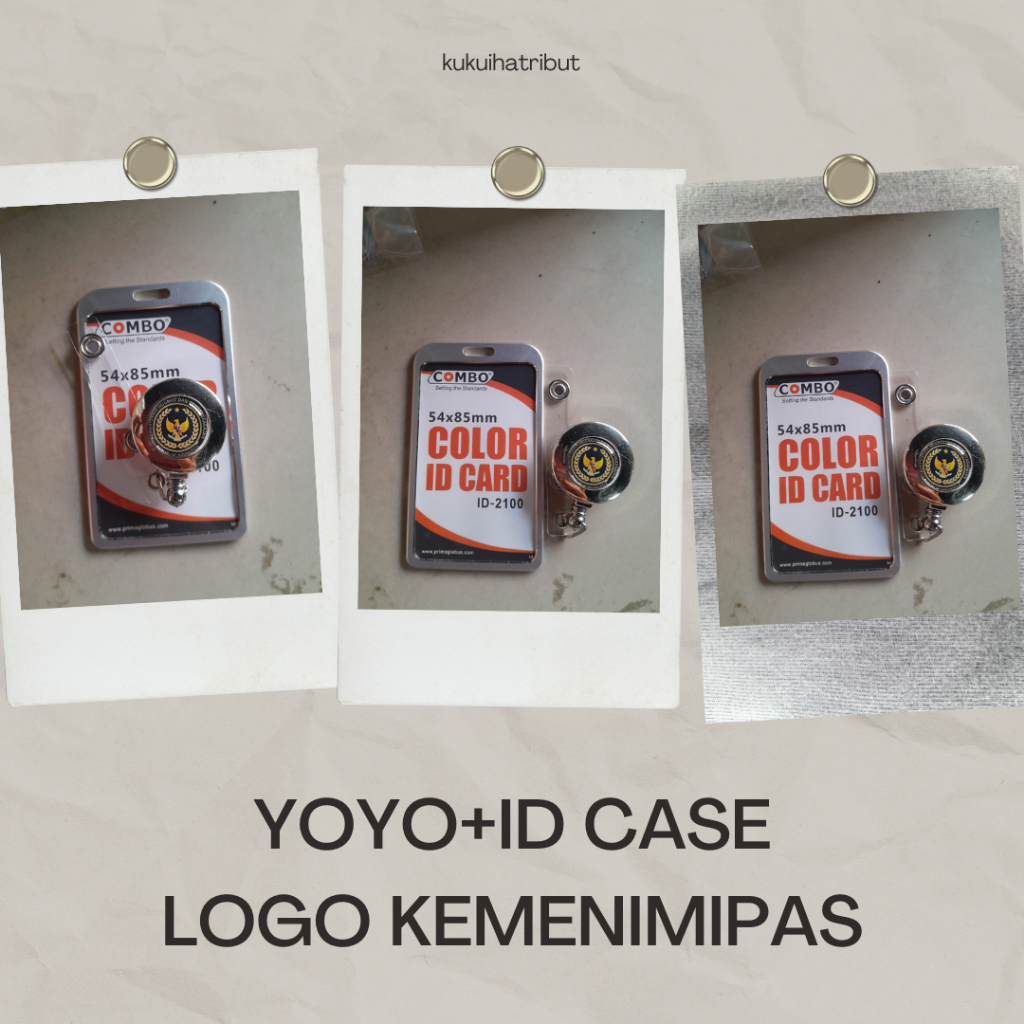 

yoyo id+case id alumunium/steinless silver logo kemenimipas