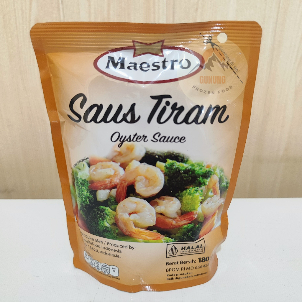 

Maestro Saus Tiram 180gr Oyster Sauce