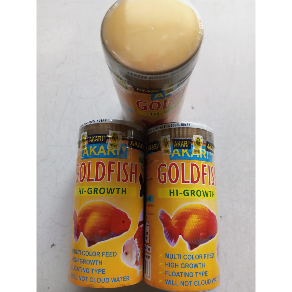 Akari goldfish/pakan ikan koki/makanan ikan koki goldfish