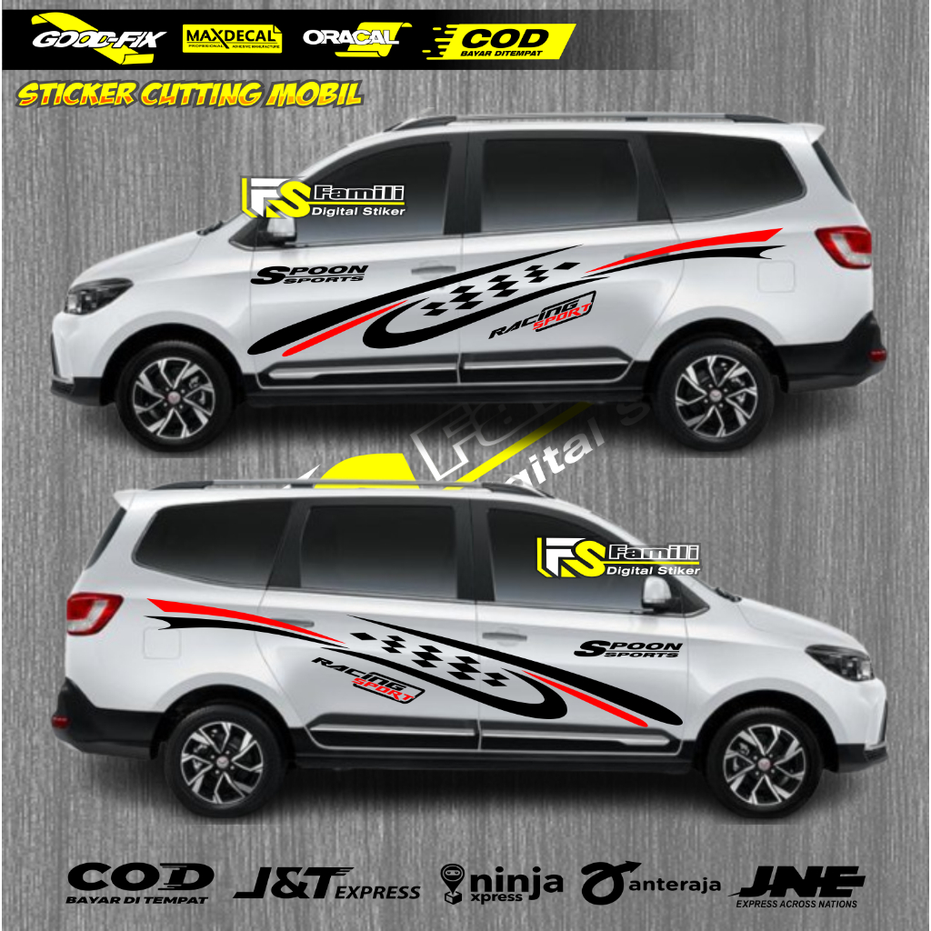 PROMO Stiker Body Mobil Wuling Confero Aksesoris Sticker Wuling Confero all tipe