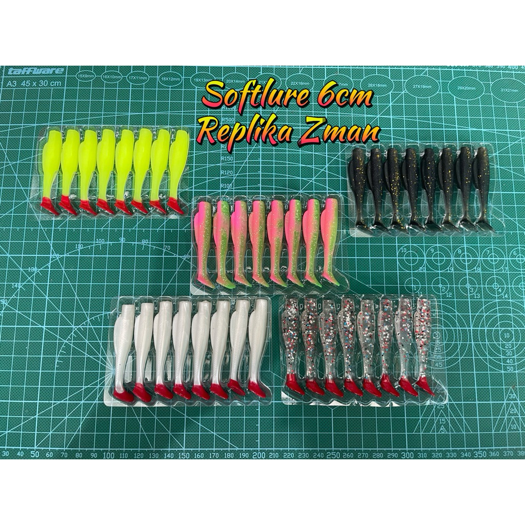 SOFT LURE REPLIKA ZMAN 6CM PER 1 PACK