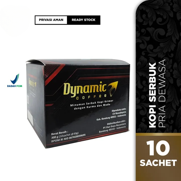 

Kopi Dynamic 1 Box isi 10 - Minuman Herbal Kurma & Madu BPOM Original