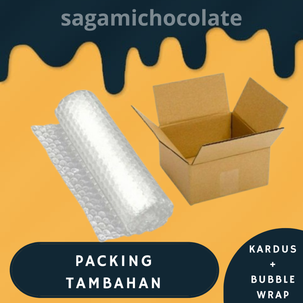

packing tambahan kardus + bubble wrap untuk toples