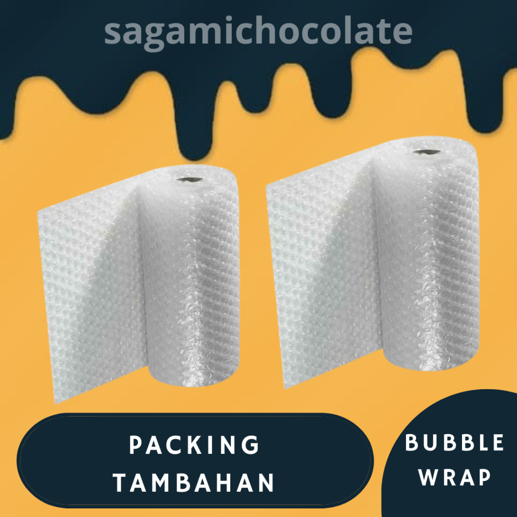 

Packing tambahan bubble wrap