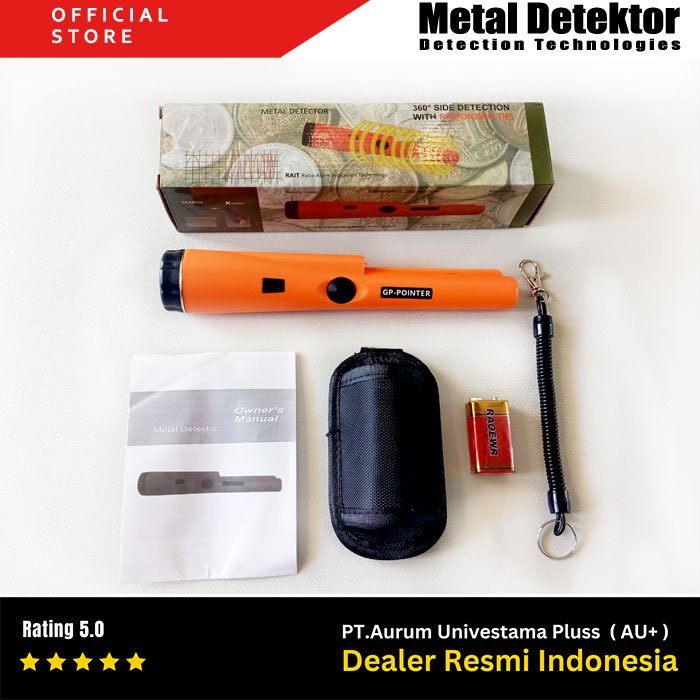 GP Pointer Metal Detector / Detektor Logam Emas, Perak, dan segalam macam logam