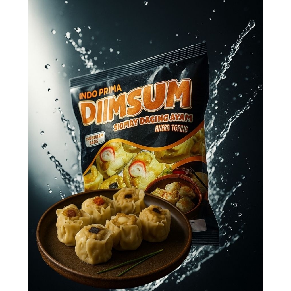 

Dimsum Ayam Indoprima Aneka Toping | 250g | Isi 15 Pcs | Free Saos Sambal Pedas |