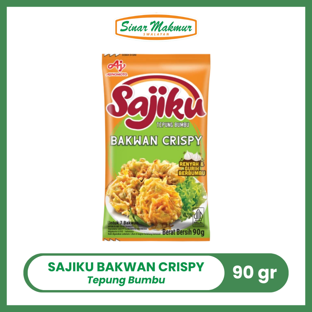 

Sajiku Tepung Bakwan Crispy 90gr/210gr