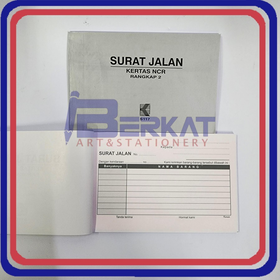 

Surat Jalan Kecil 1/4 Folio 2PLY / Rangkap 2 NCR KURNIA