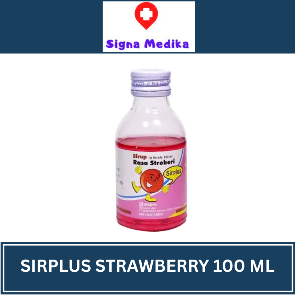 

Sirplus Sirup Rasa Strawberry 100ml - Sirup Perasa Strawberry