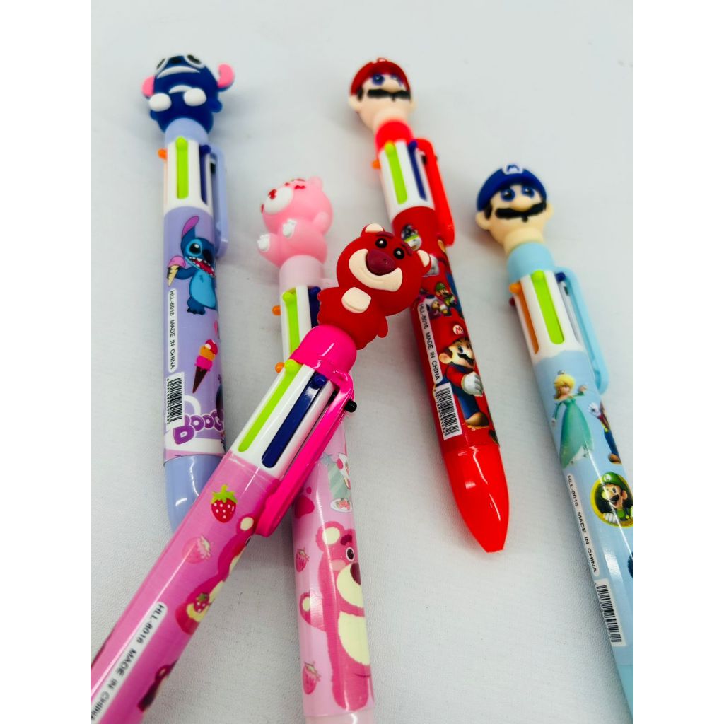 

Pulpen Karakter Yang Memiliki Banya Warna/Pulpen Multi Colour Karakter