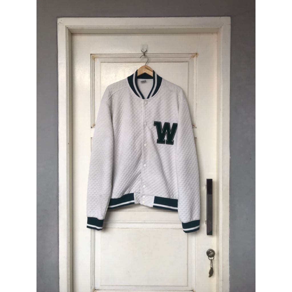 Men's ZARA Quilted Varsity Jacket