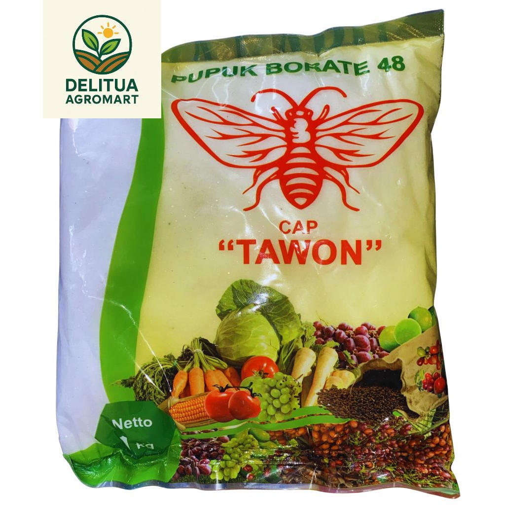 PUPUK BORATE 48 CAP TAWON 1 KG