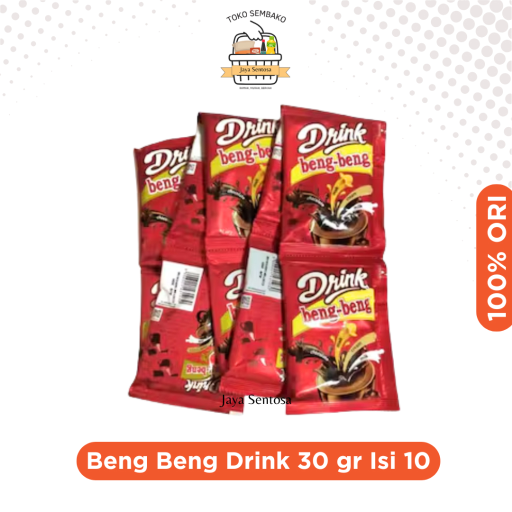 

Beng Beng Drink 30gr Renceng Isi 10 Minuman Coklat