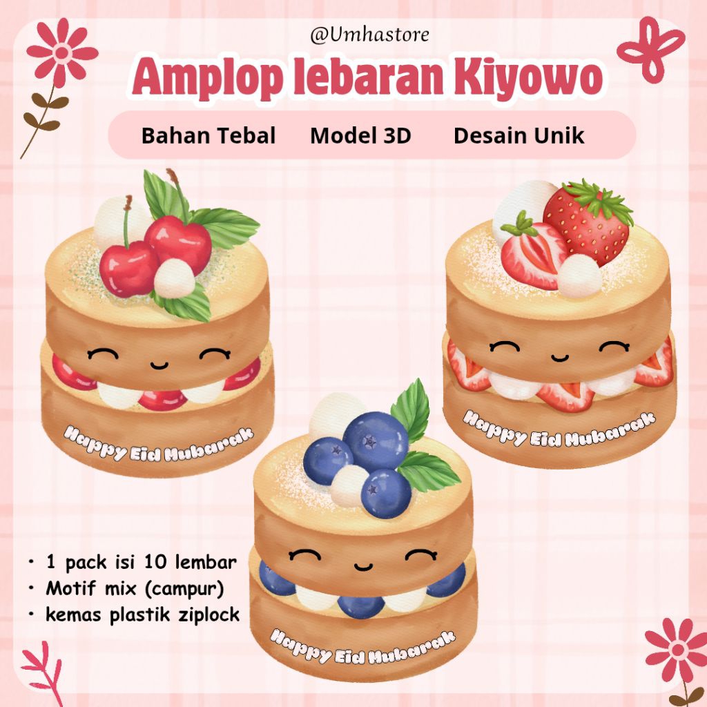 

Amplop lebaran Idul Fitri Unik Model 3D