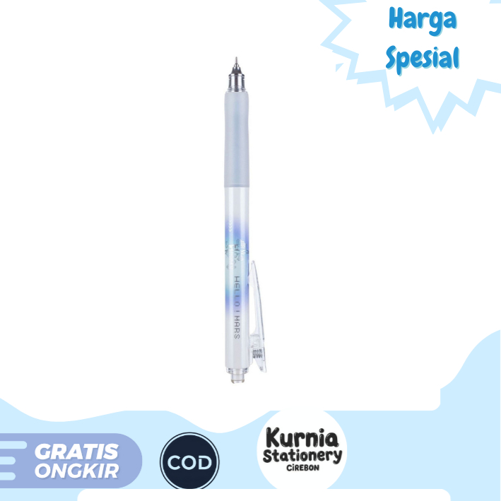 

M&G Gel Pen Hello Mars 0.5mm Blue/ Pulpen Gel Biru AGPK26712 (Satuan)