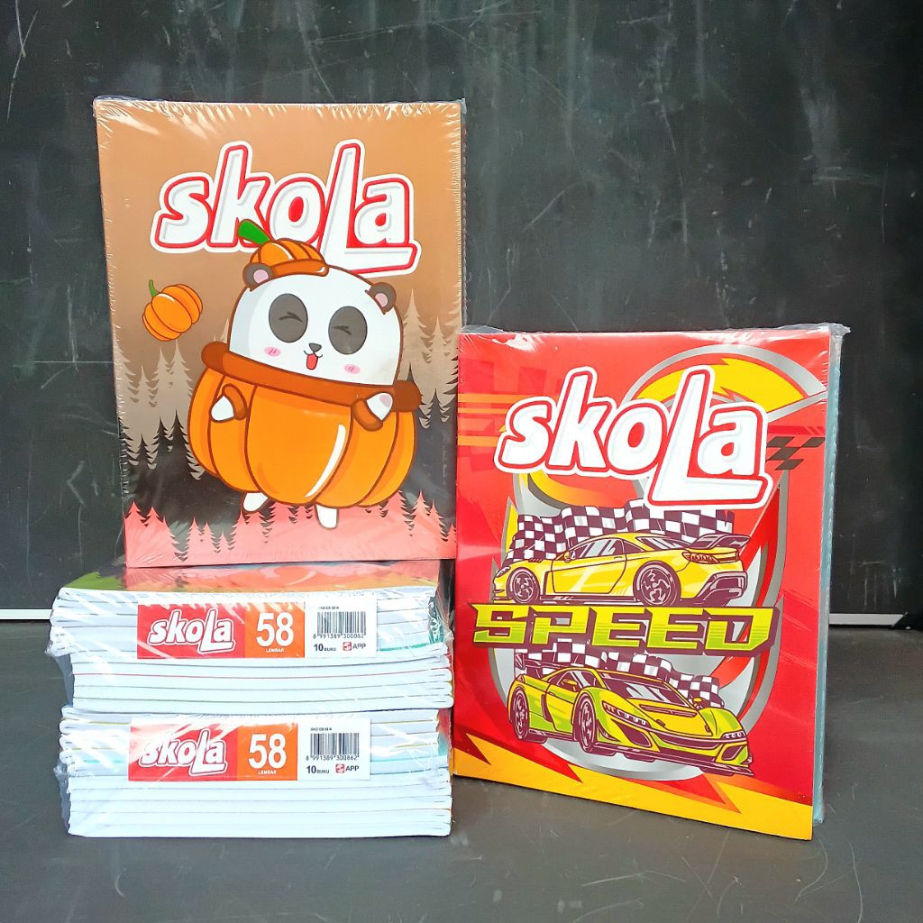 

Buku Tulis Skola 58 Lembar ( Pak 10 Buku ) [ Original ]