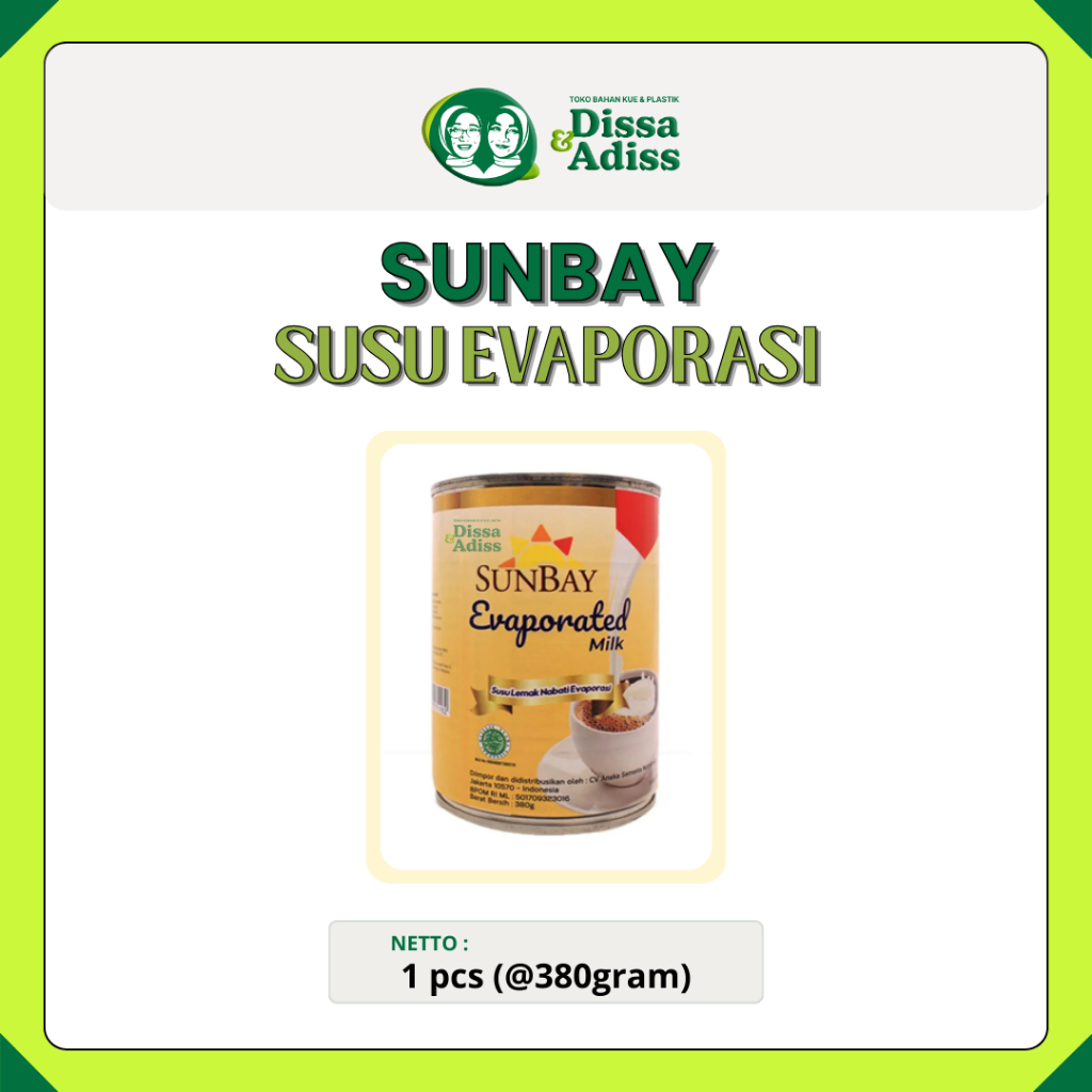 

SUNBAY Evaporates Milk 380gr
