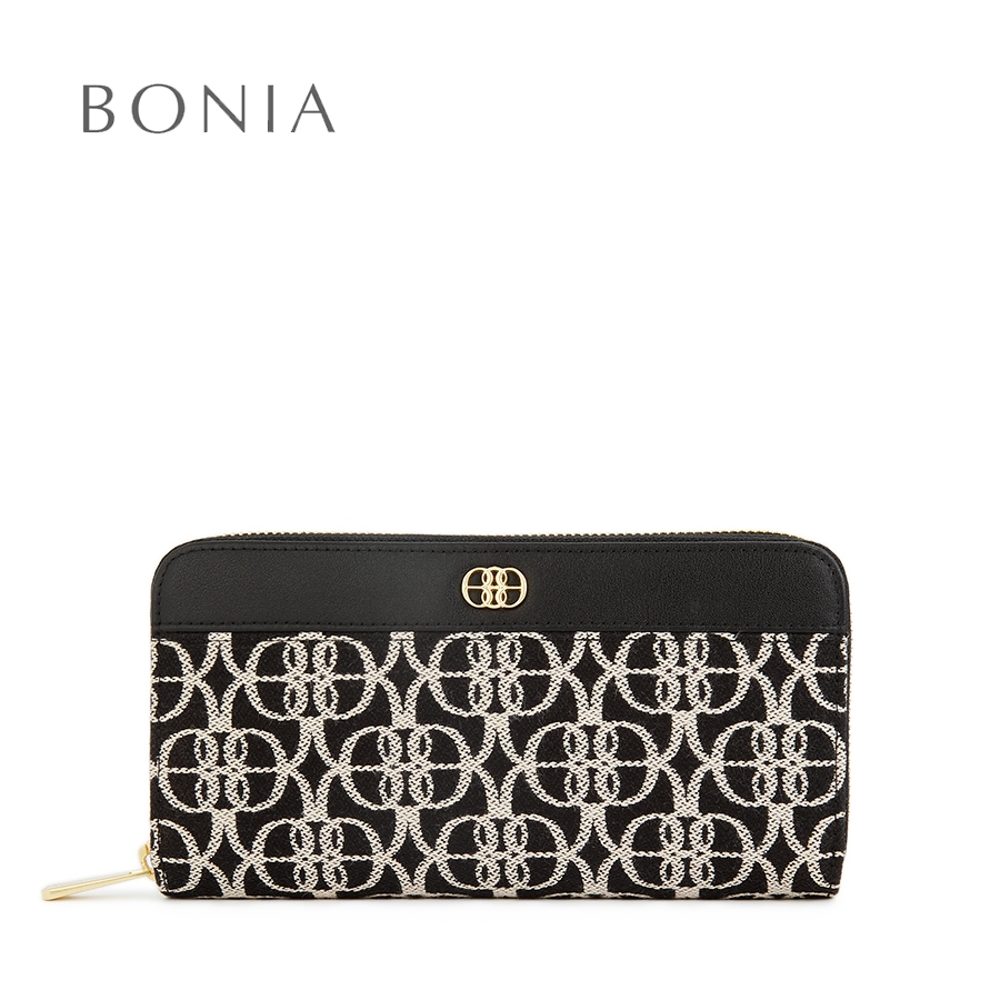Bonia - Nadia Long Zipper Wallet Black