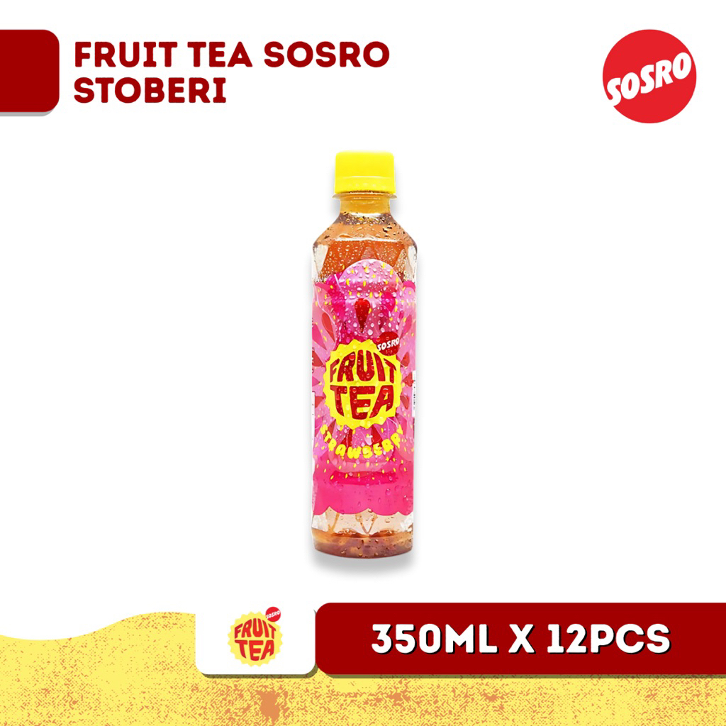 

Fruit Tea Sosro Botol Pet 350 ml satudus isi 12