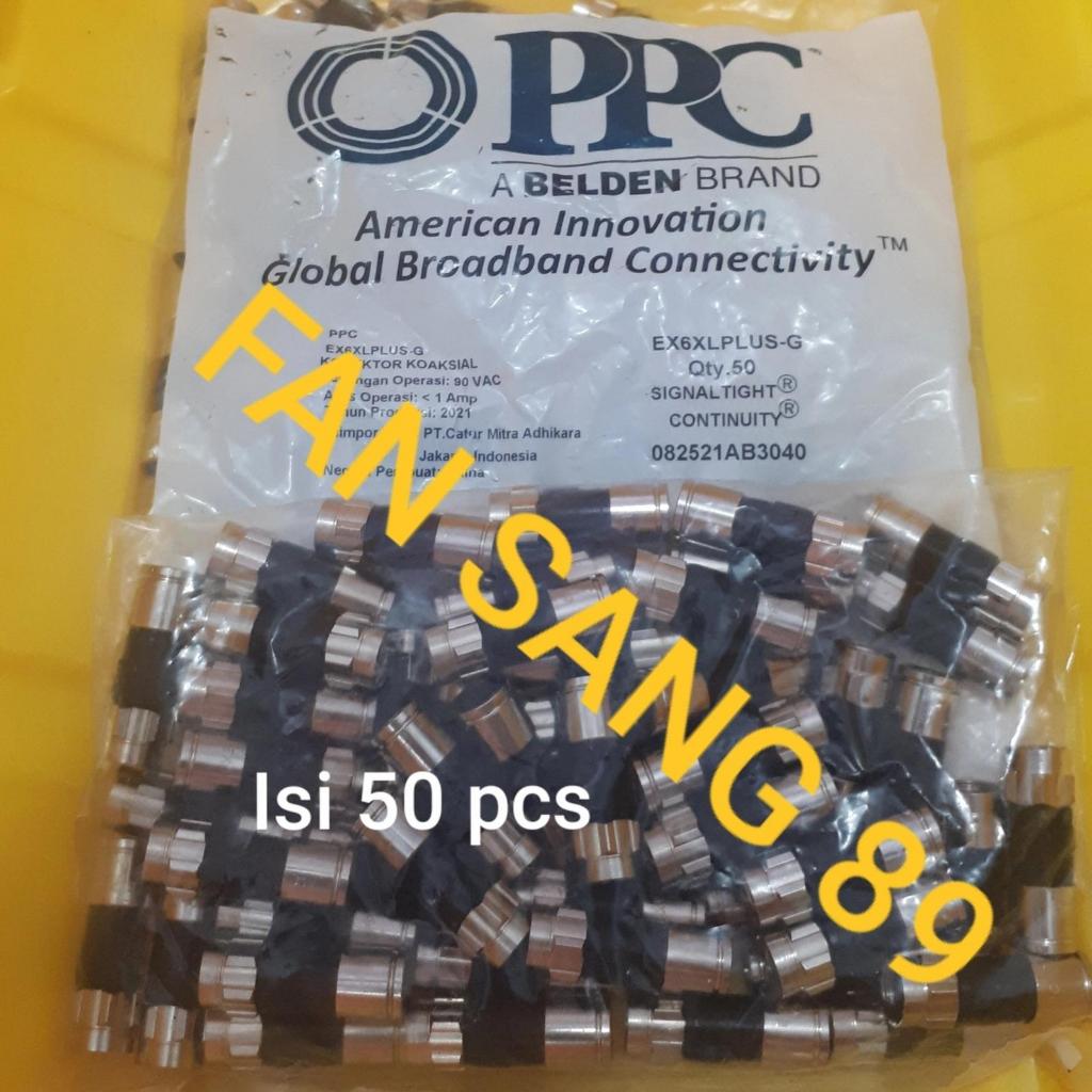BELDEN PPC-EX6 F COMPRESSION CONNECTOR RG6/ CONNECTOR RG6 COMPRES