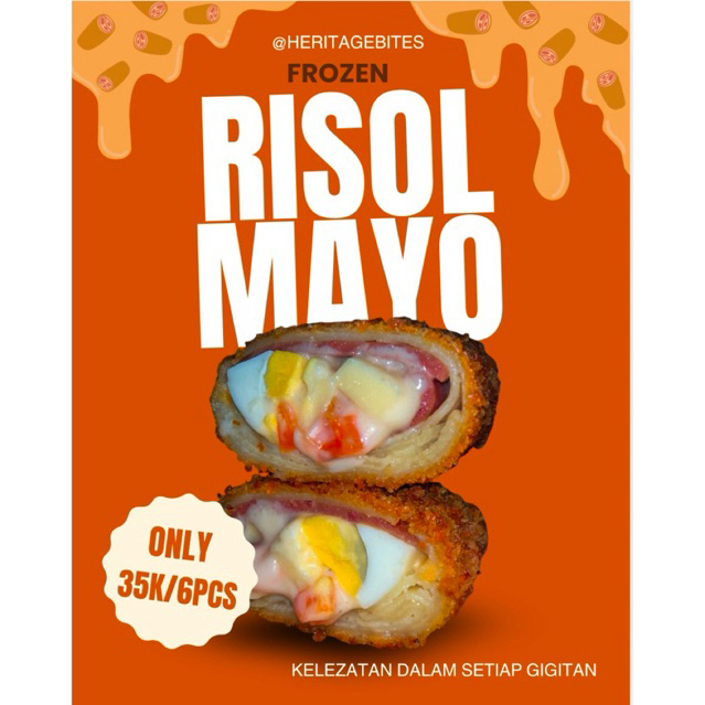 

Heritage Bites - Premium Frozen Risol Mayonaise