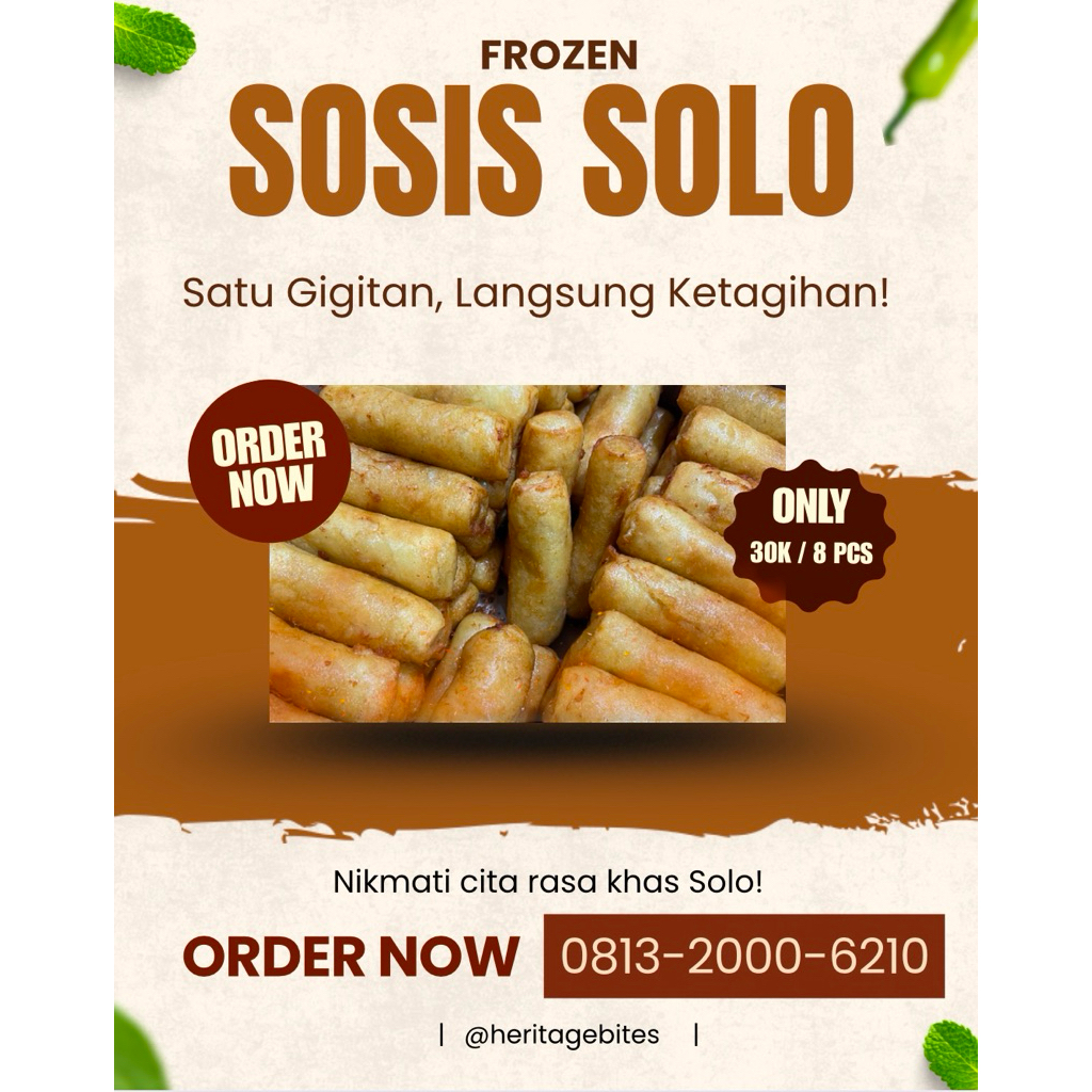

Heritage Bites - Frozen Sosis Solo