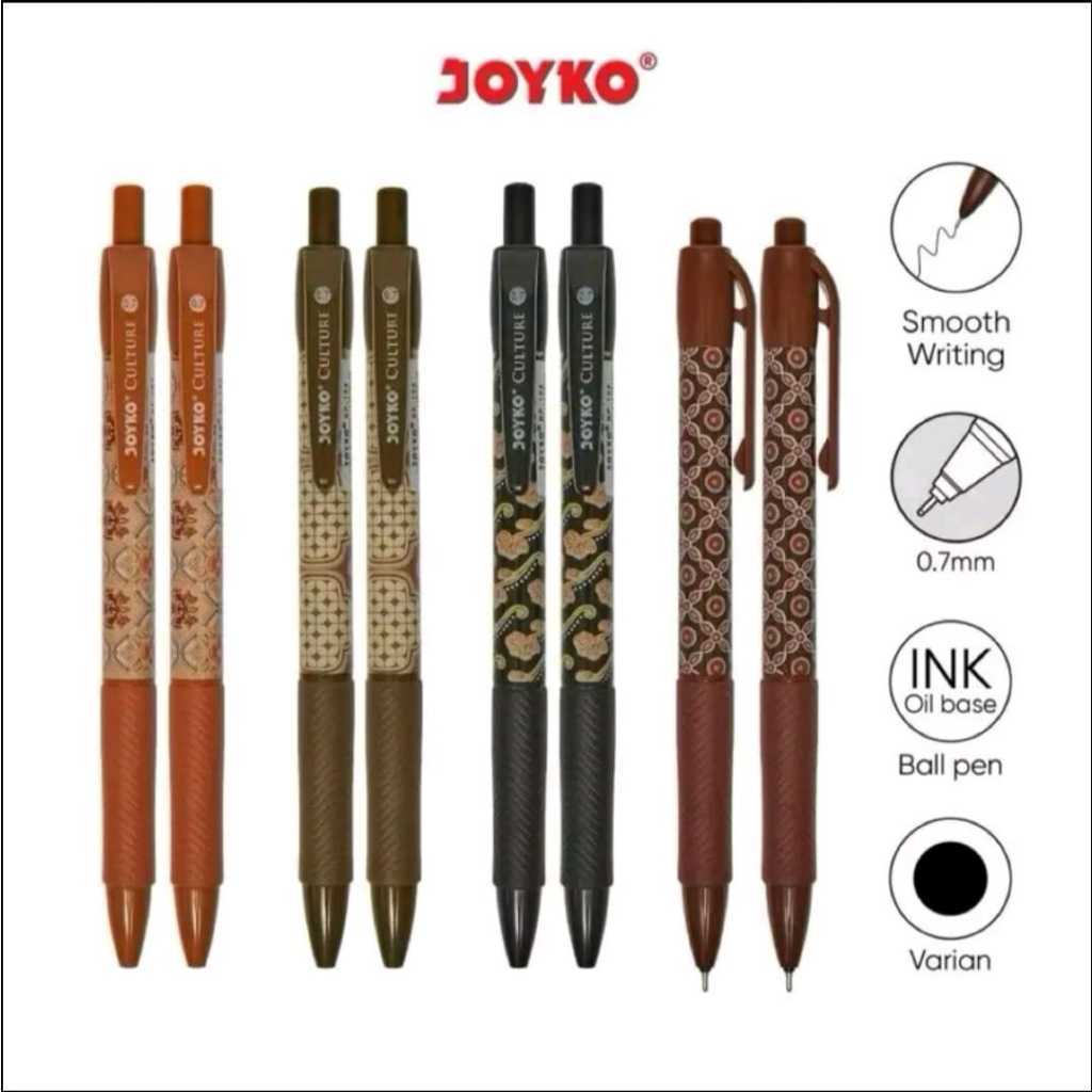 

BALPEN/PULPEN /PENA JOYKO BP-184 CULTURE/0,7MM-HITAM