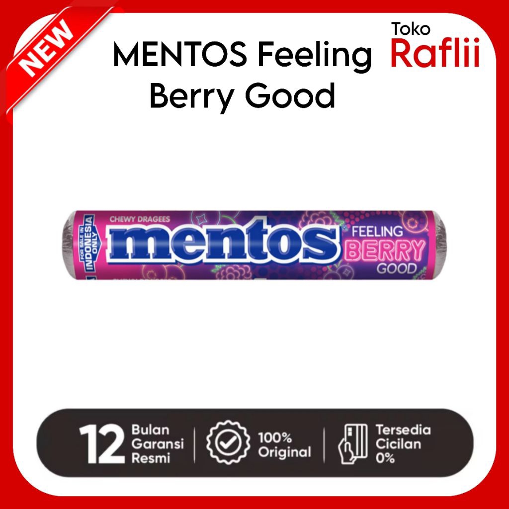 

Mentos Permen Feeling Berry Good Roll 37.8 gram