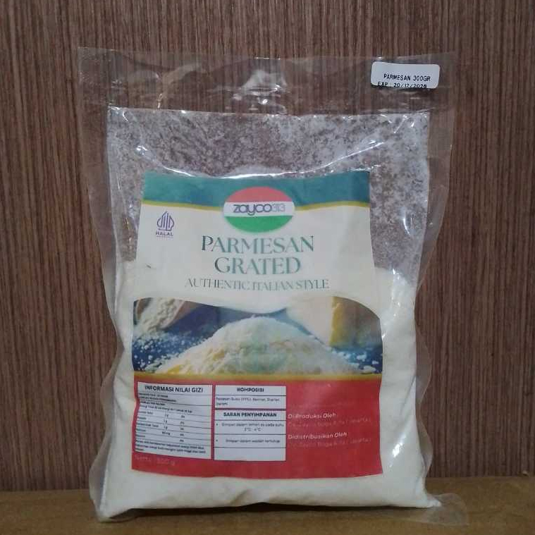 

Parmesan Bubuk 300 gr Zayco - Parmesan Grated Cheese