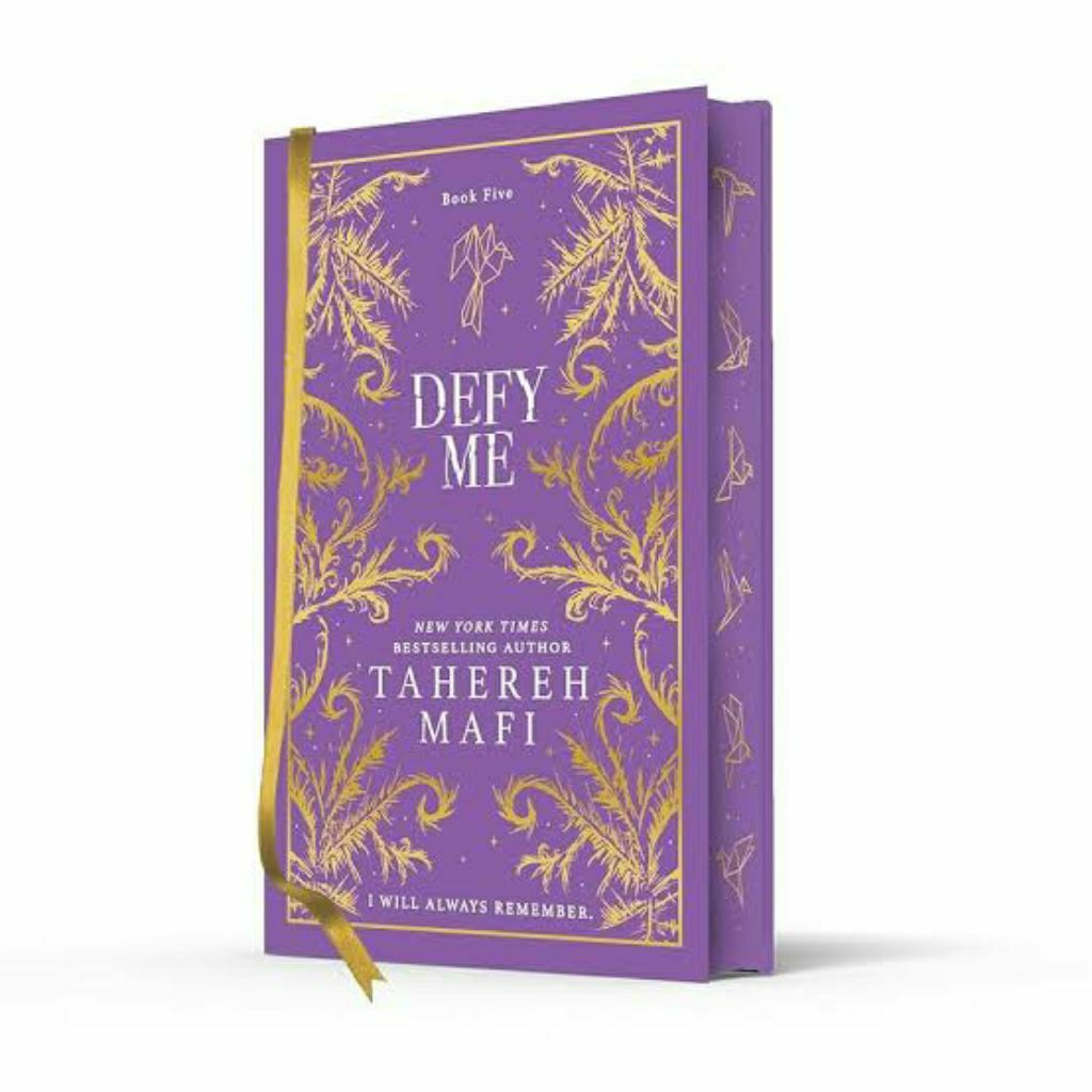DEFY ME BY TAHEREH MAFI Collector's edition