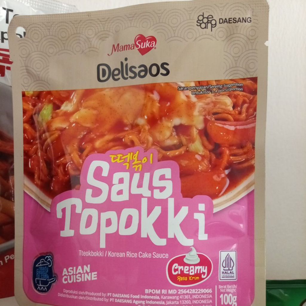 

Mama Suka Delisaos Topokki Creamy