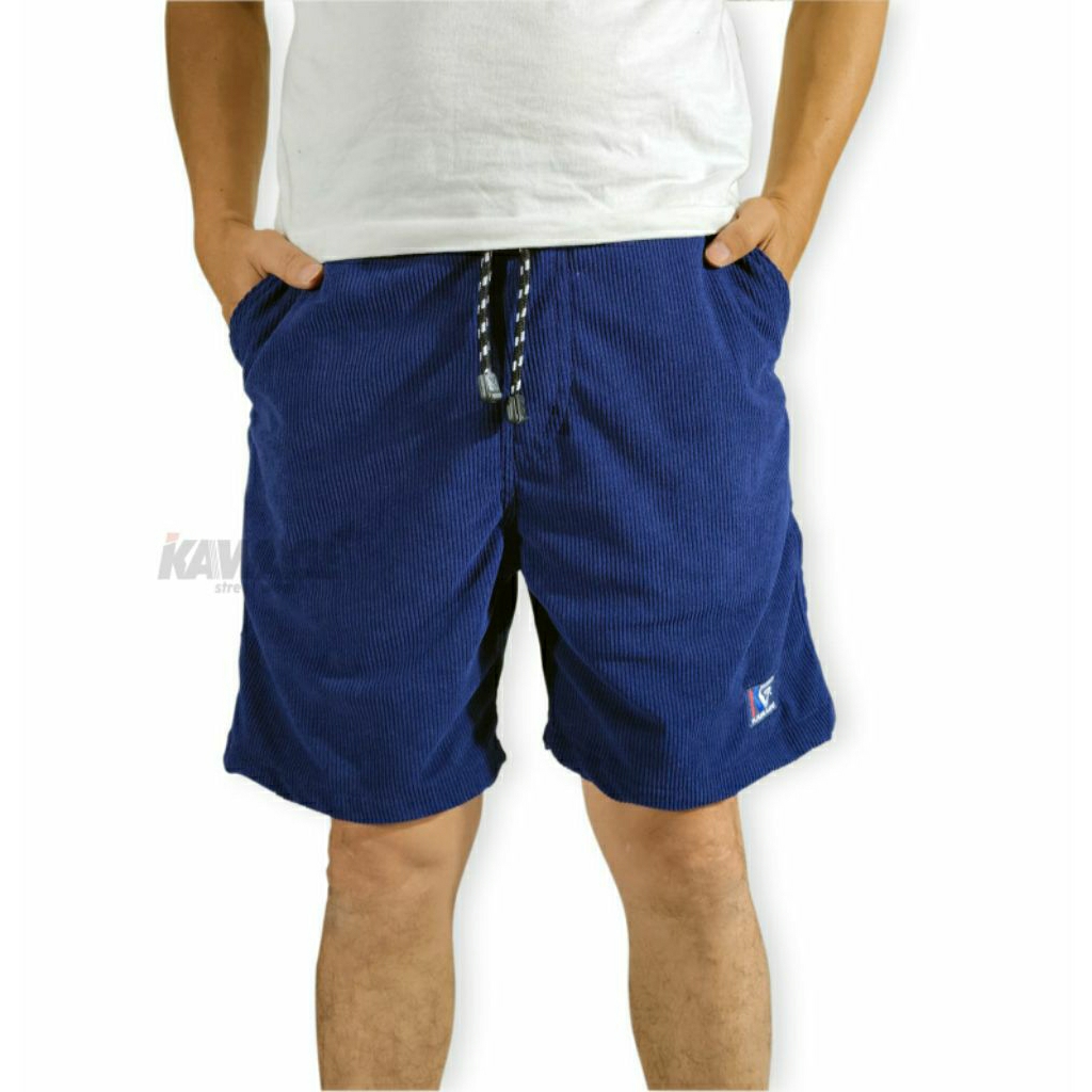 Celana Pendek Corduroy Pria Wanita BIG SIZE