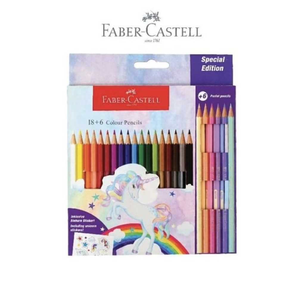 

Pensil Warna Faber Castell Unicorn 18+6 (115128)