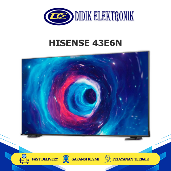 HISENSE 43E6N GOOGLE TV 43 INCH LED E6N SERIES 4K ULTRA HD DOLBY DIGITAL