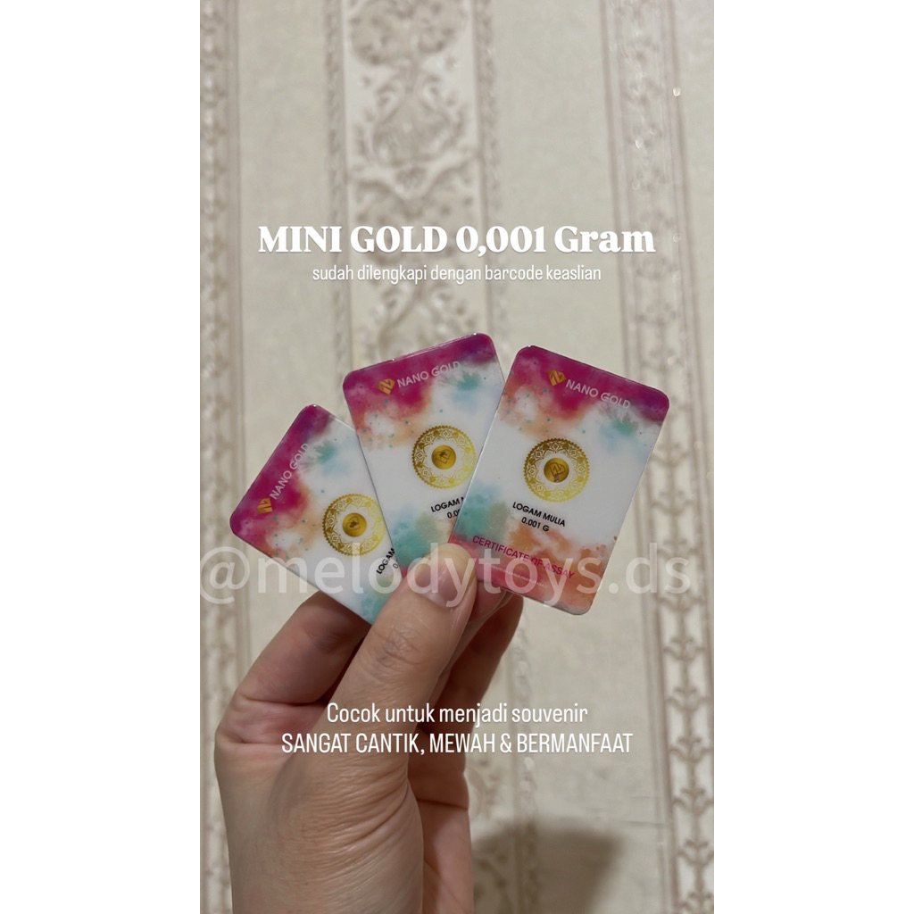 MINI GOLD 0.001 Gram
