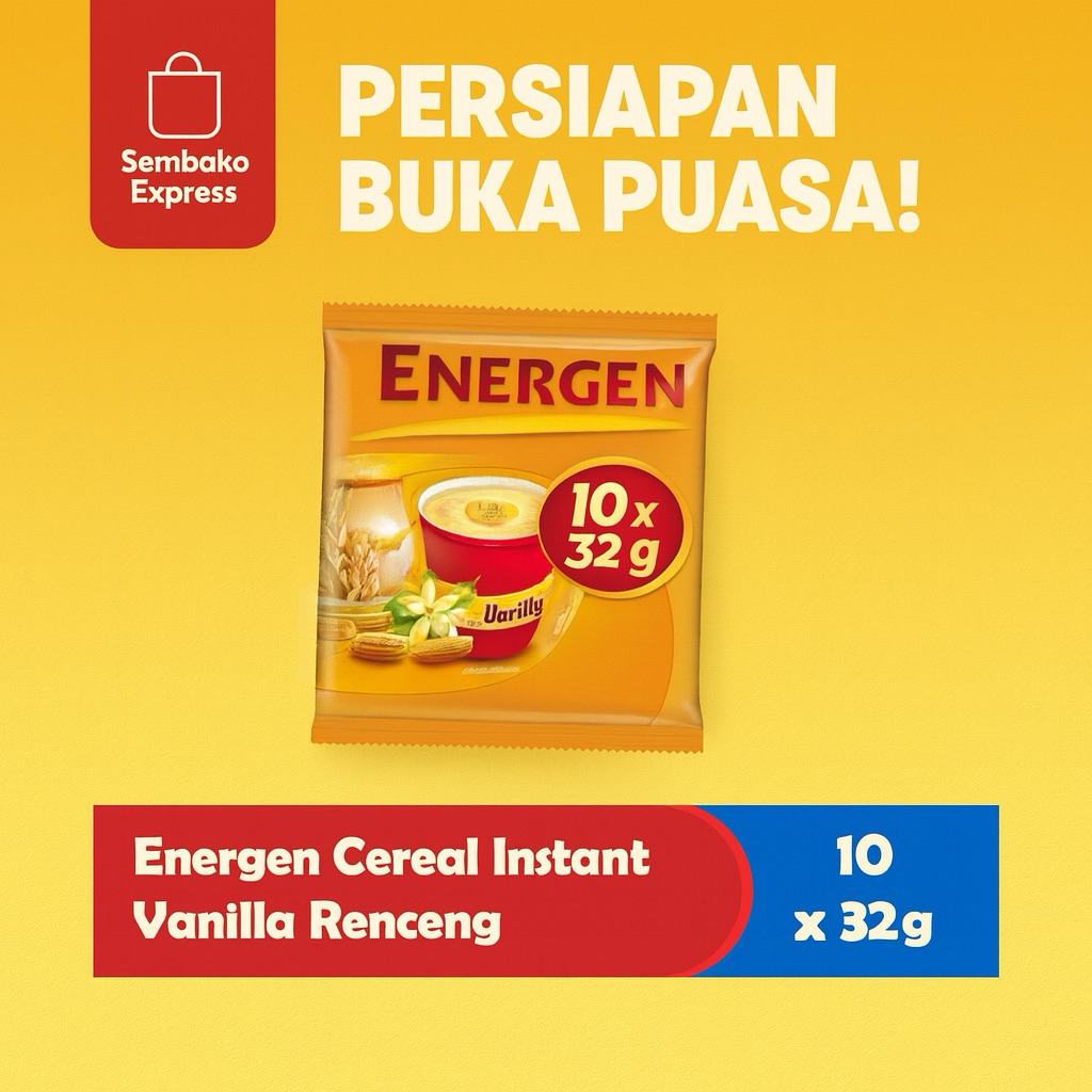 

Energen Vanilla Rcg Isi 10 Sachet – Sarapan Praktis, Lezat, dan Bergizi Setiap Hari
