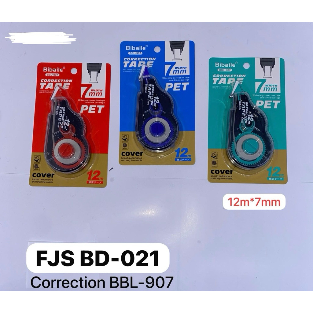 

Correction Tape Kenko CT-919 Kemasan Plastik / Tipex Kertas Roll Ecer / Pita Koreksi 12 Meter