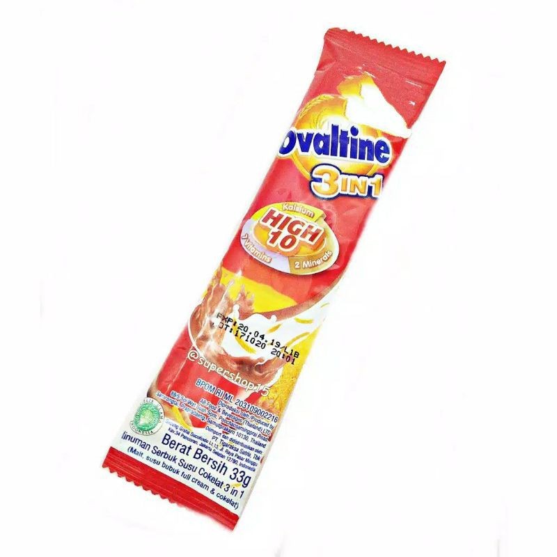 

OVALTINE 3IN1 12X10'SX33GR B1