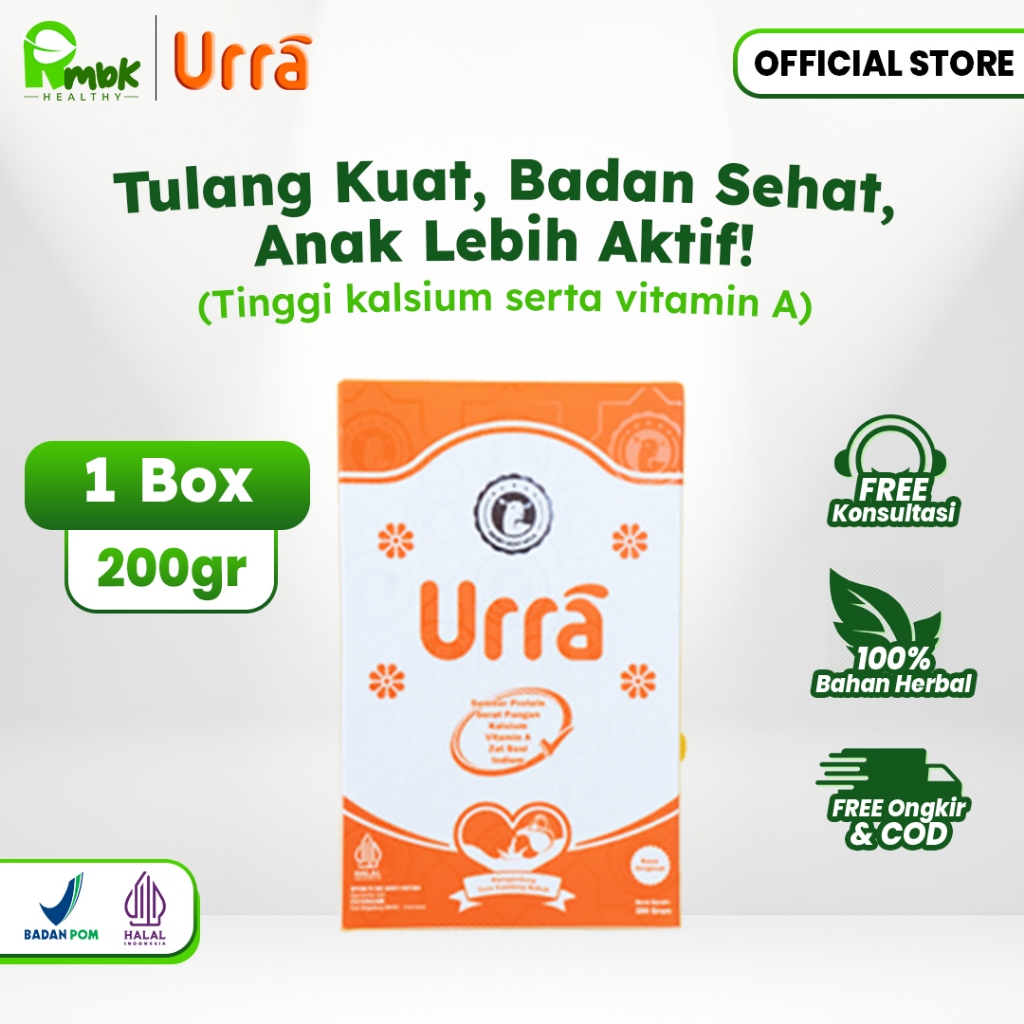 

URRA Susu Kambing Saneen 200gr – Susu Pertumbuhan Anak Kaya Kalsium & Nutrisi Pertumbuhan
