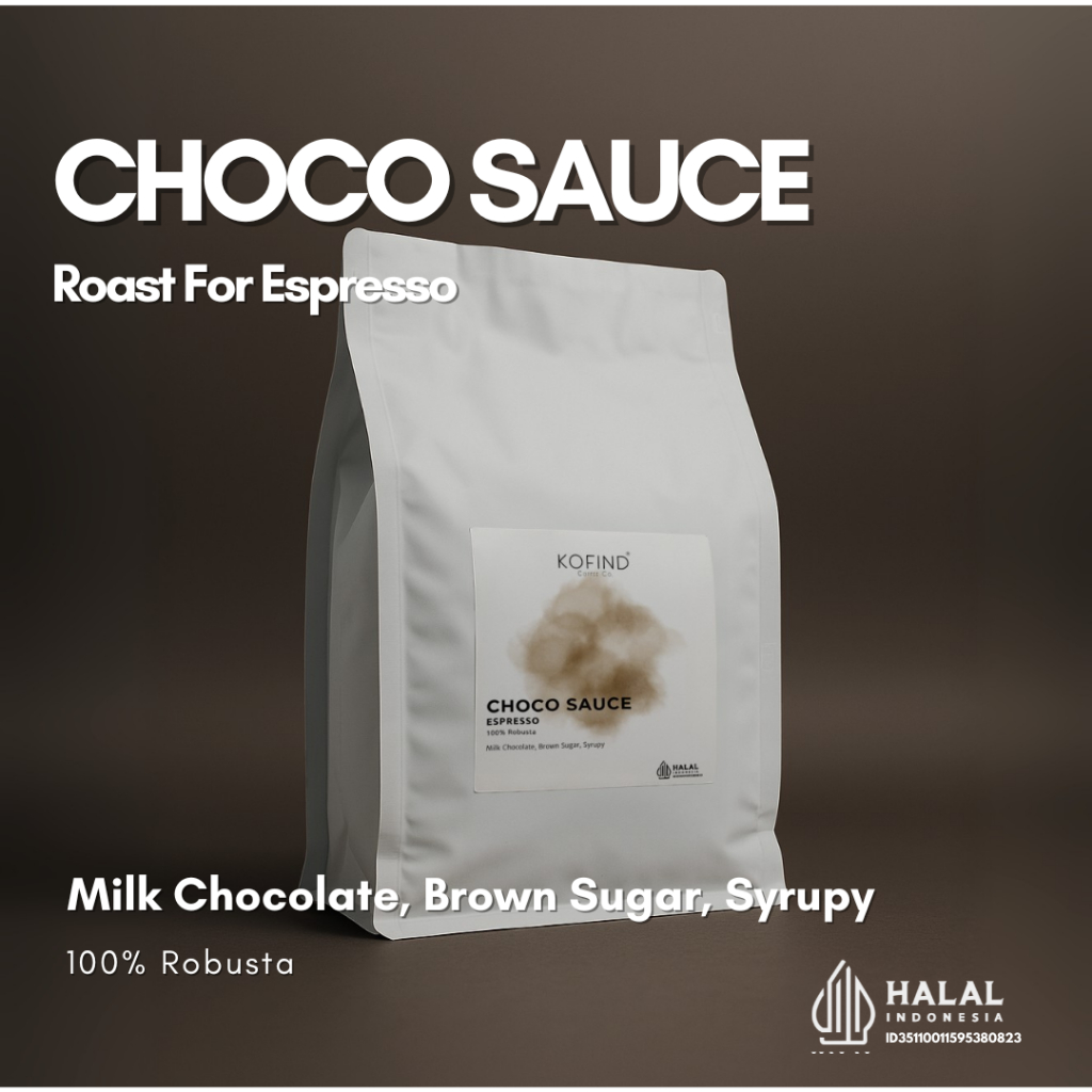 

Choco Sauce Espresso - Biji Kopi Espresso 100% Robusta