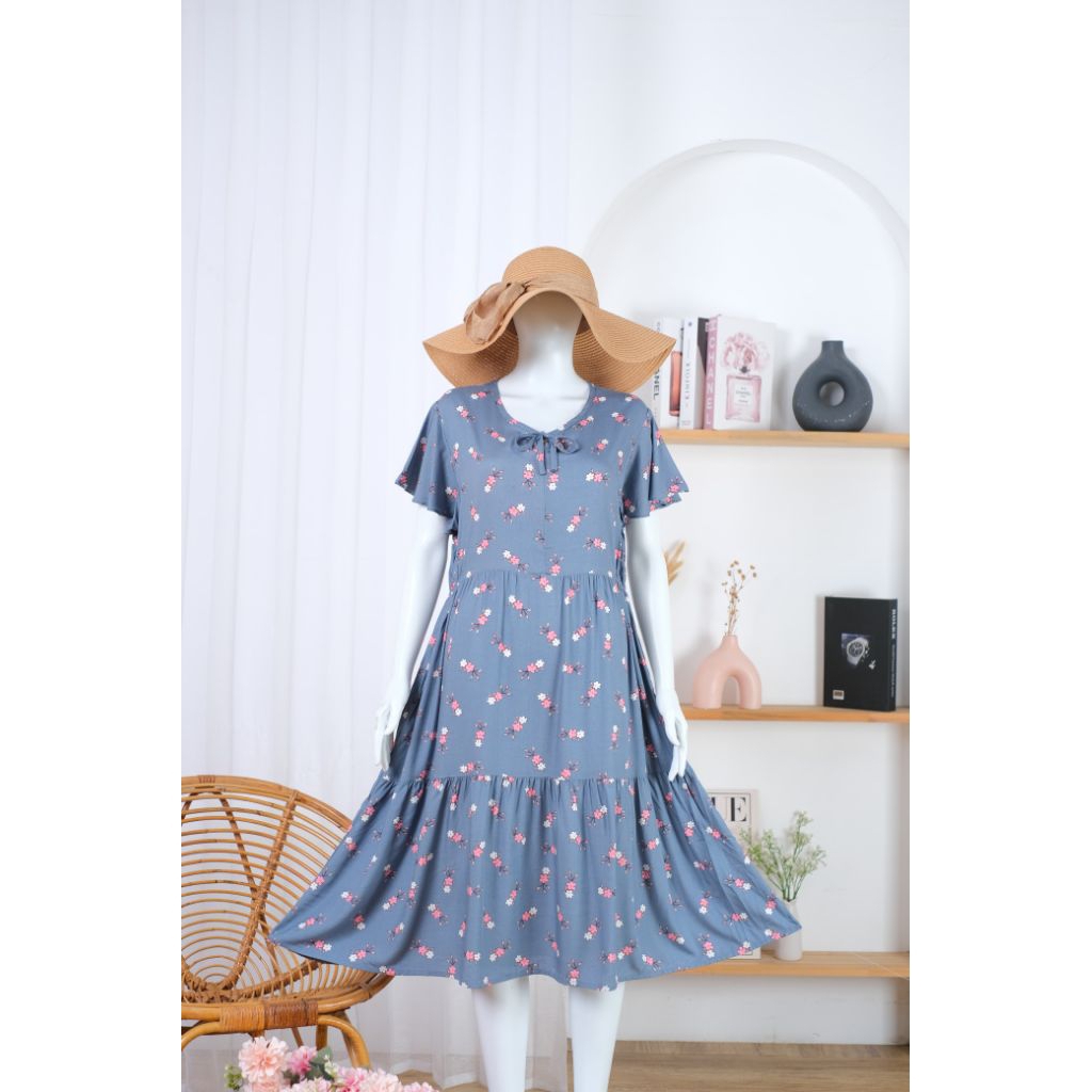 CYLA DASTER | DASTER MOTIF | DASTER RAYON | MINI DRESS