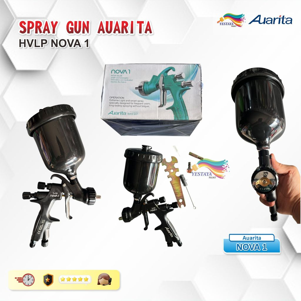 SPRAY GUN AUARITA NOVA1 HVLP PREMIUM