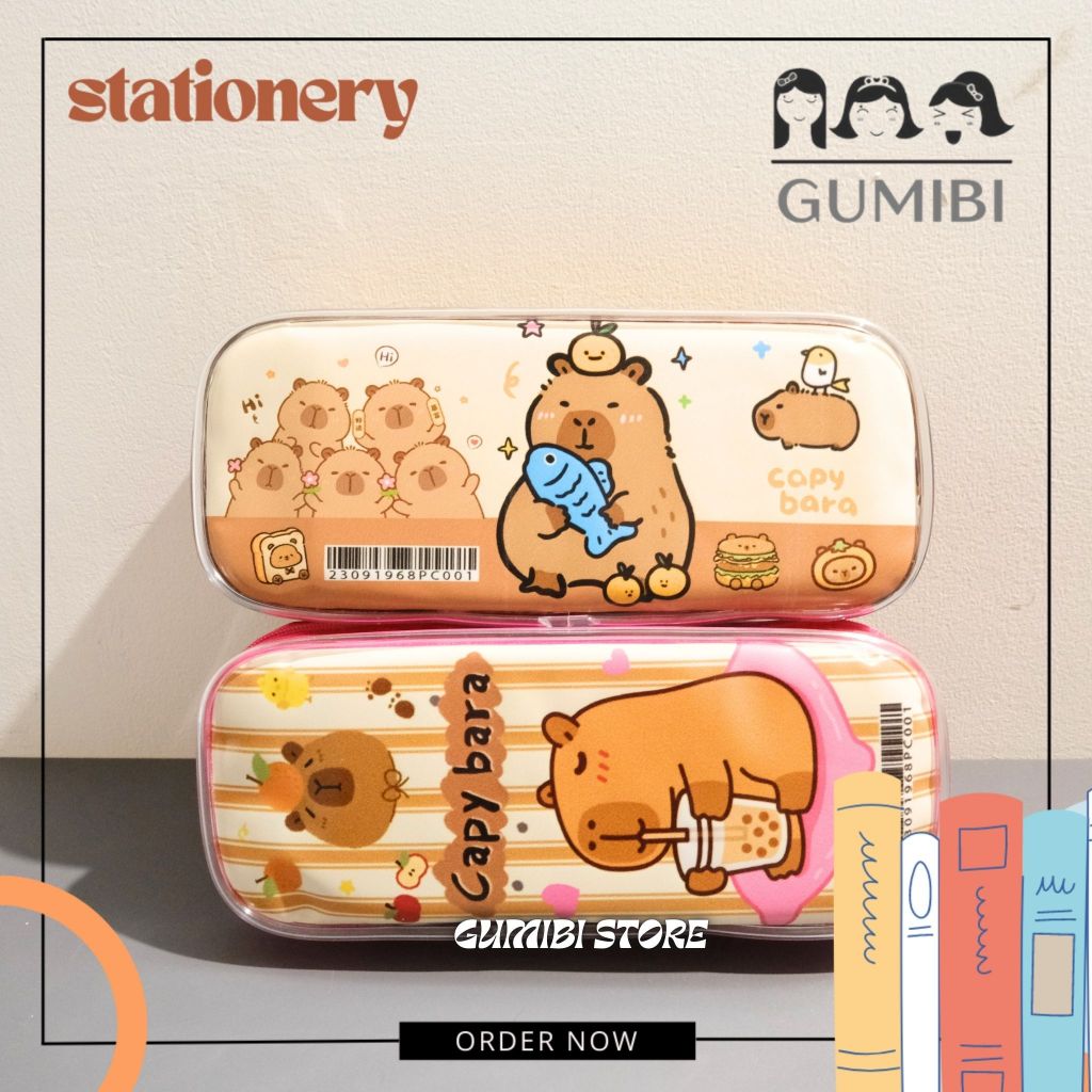 

TEMPAT PENSIL CAPYBARA JELLY PLASTIK KOTAK PENSIL ANAK BESAR BISA MUAT BANYAK TEPAK PENCIL CASE CAPYBARA KAPIBARA LUCU