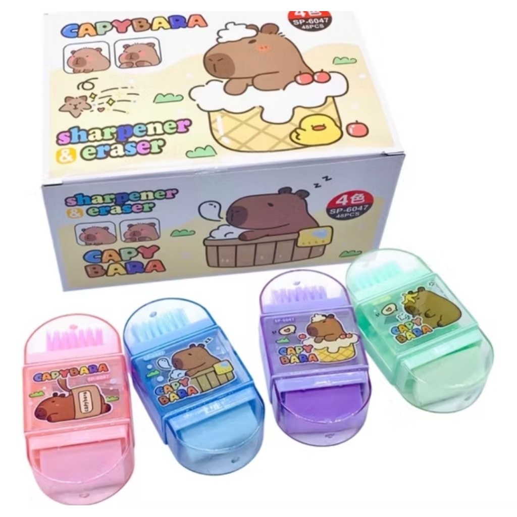 

Penghapus + Peraut eraser Murah Atk Alat tulis sekolah