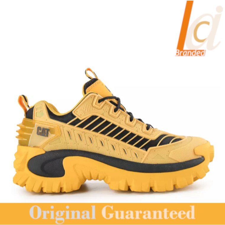 Sepatu Sneakers Pria Original Caterpillar Intruder Mecha - Cat Yellow/Black