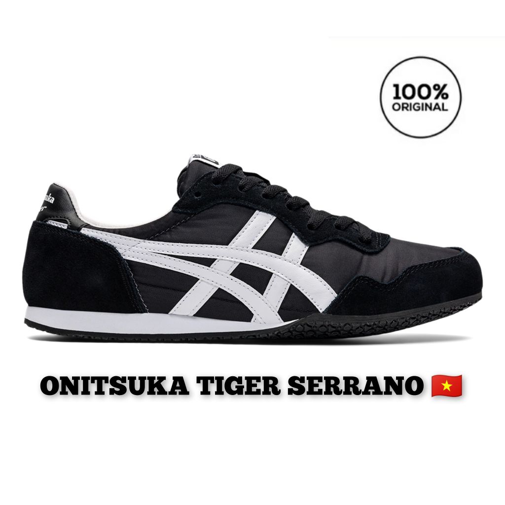 Sepatu Onitsuka Tiger Original Serrano Black White INISEX