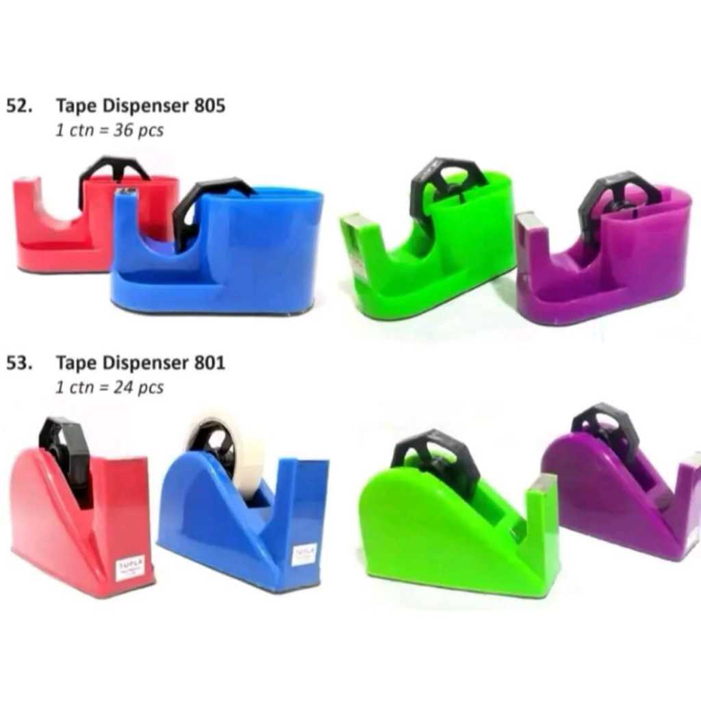 

TAPE DISPENSER / TAPE CUTTER Tempat selotip TOPLA TD 801/TD 805