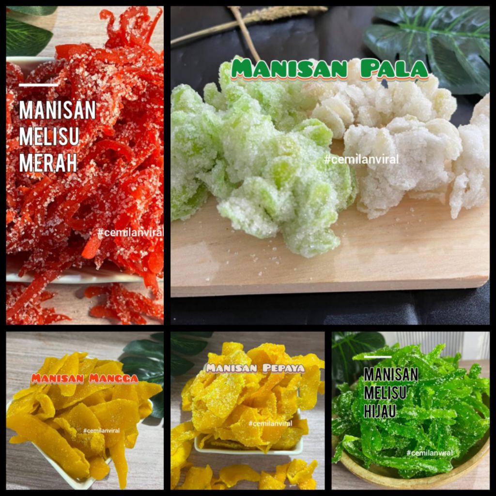 

Cemilan Viral Paket Manisan Buah Snack Kering Manis Food Makanan Segar