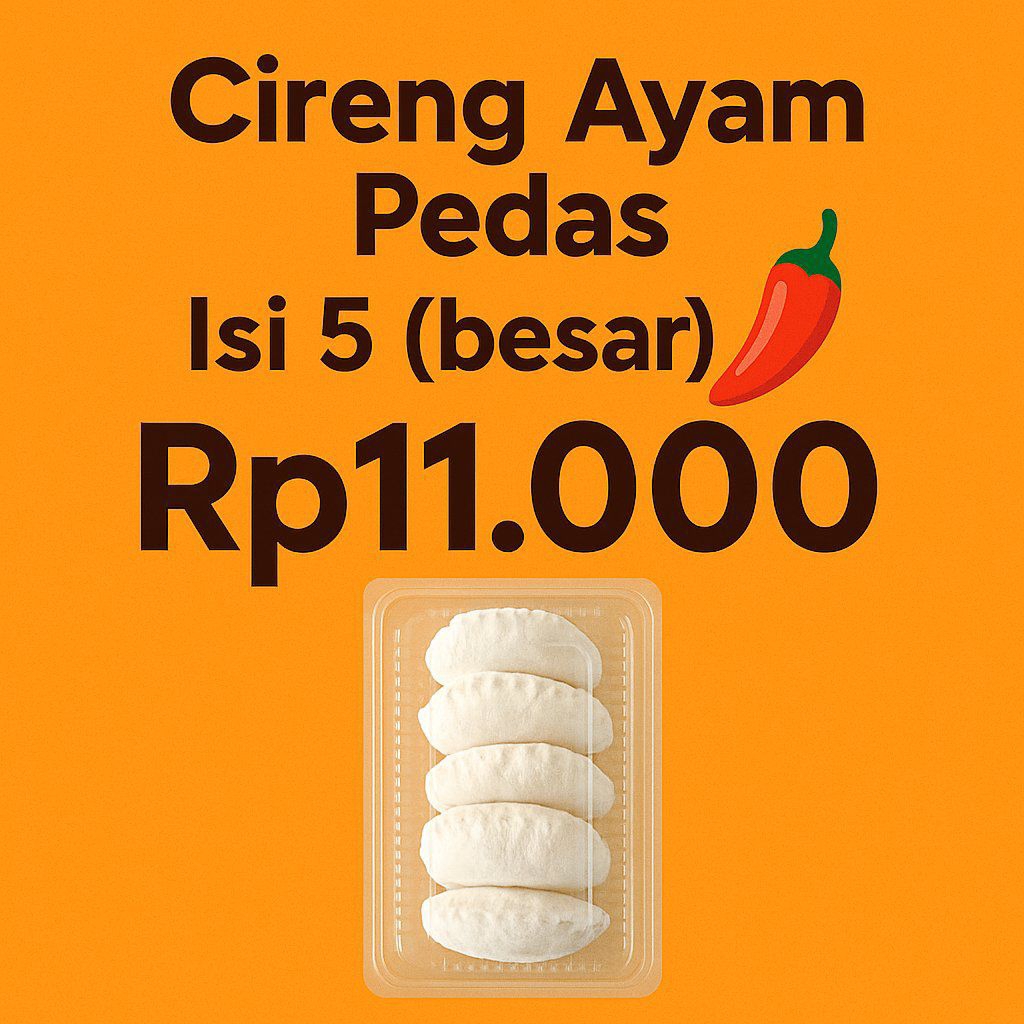 

Cireng isi Ayam Suwir, dan isi Keju Melt