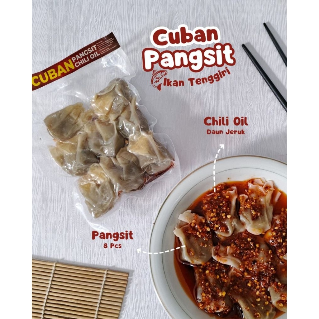

Pangsit Kuah chili oil